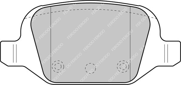 Ferodo Racing FCP1324H - Тормозные колодки, дисковые, комплект abcparts.ee