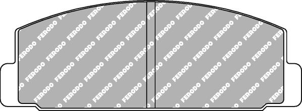 Ferodo Racing FCP372H - Тормозные колодки, дисковые, комплект abcparts.ee