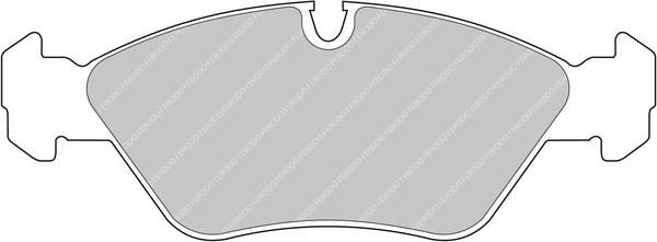 Ferodo Racing FCP256H - Тормозные колодки, дисковые, комплект abcparts.ee