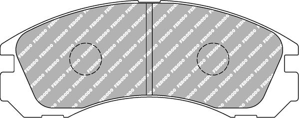 Ferodo Racing FCP765H - Тормозные колодки, дисковые, комплект abcparts.ee