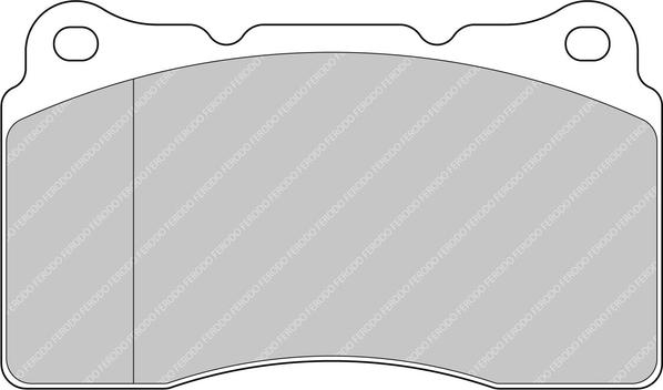 Ferodo Racing FDS1968 - Тормозные колодки, дисковые, комплект abcparts.ee