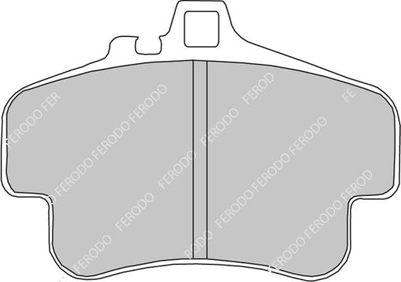 Ferodo Racing FDS1435 - Тормозные колодки, дисковые, комплект abcparts.ee