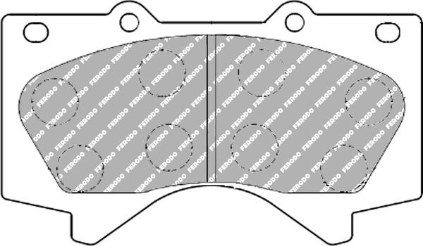 Ferodo Racing FDSE4229 - Тормозные колодки, дисковые, комплект abcparts.ee