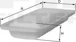 FIL Filter HP 5051 - Воздушный фильтр двигателя abcparts.ee