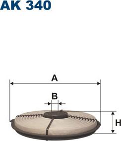 Filtron AK340 - Воздушный фильтр двигателя abcparts.ee