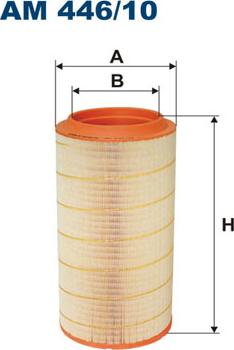 Filtron AM446/10 - Воздушный фильтр двигателя abcparts.ee