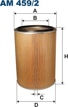 Filtron AM459/2 - Воздушный фильтр двигателя abcparts.ee