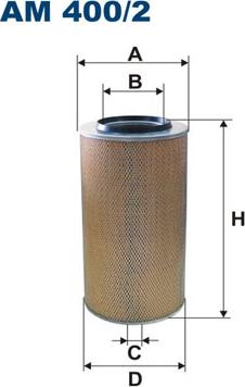 Filtron AM400/2 - Воздушный фильтр двигателя abcparts.ee