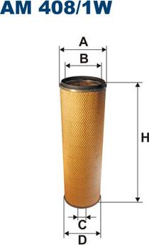 Filtron AM408/1W - Фильтр добавочного воздуха abcparts.ee
