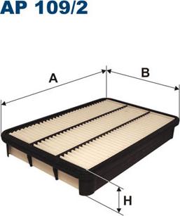 Filtron AP109/2 - Воздушный фильтр двигателя abcparts.ee