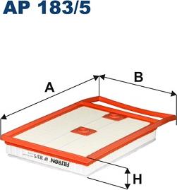 Filtron AP183/5 - Воздушный фильтр двигателя abcparts.ee