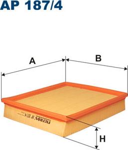 Filtron AP187/4 - Воздушный фильтр двигателя abcparts.ee