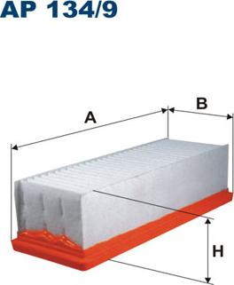 Filtron AP134/9 - Воздушный фильтр двигателя abcparts.ee