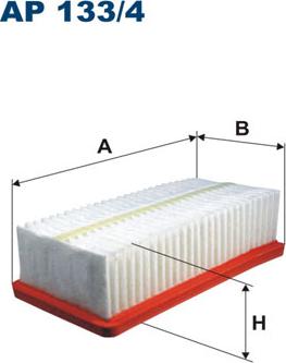 Filtron AP133/4 - Воздушный фильтр двигателя abcparts.ee
