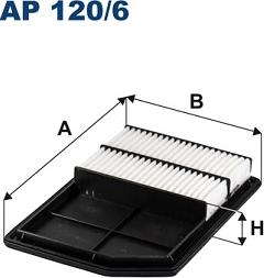 Filtron AP120/6 - Воздушный фильтр двигателя abcparts.ee