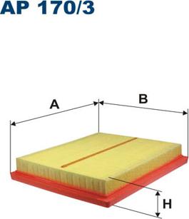 Filtron AP170/3 - Воздушный фильтр двигателя abcparts.ee