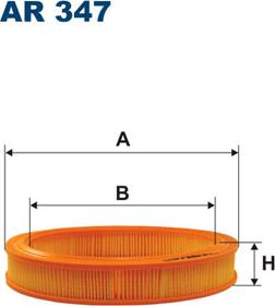 Filtron AR347 - Воздушный фильтр двигателя abcparts.ee