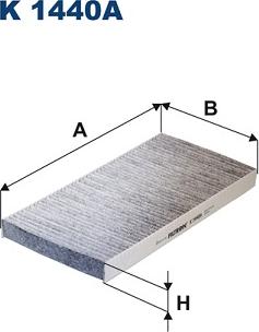 Filtron K 1440A - Фильтр воздуха в салоне abcparts.ee
