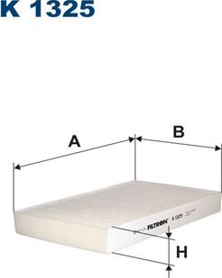 Filtron K1325 - Фильтр воздуха в салоне abcparts.ee