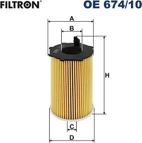 Filtron OE 674/10 - Масляный фильтр abcparts.ee