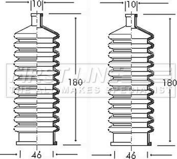 First Line FSG3008 - Комплект пыльника, рулевое управление abcparts.ee