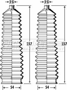 First Line FSG3324 - Комплект пыльника, рулевое управление abcparts.ee