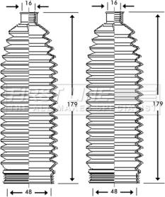 First Line FSG3219 - Комплект пыльника, рулевое управление abcparts.ee