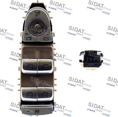 Fispa 5.145663A2 - Выключатель, стеклоподъемник abcparts.ee