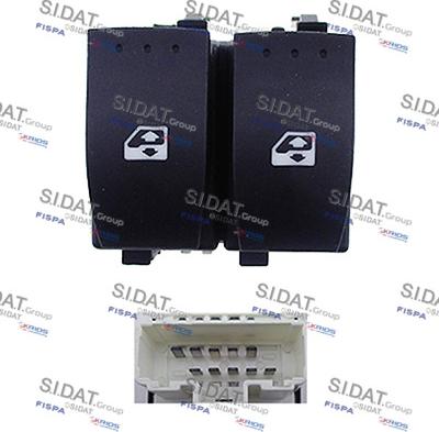 Fispa 5.145114A2 - Выключатель, стеклоподъемник abcparts.ee