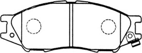 FIT FP1193 - Тормозные колодки, дисковые, комплект abcparts.ee