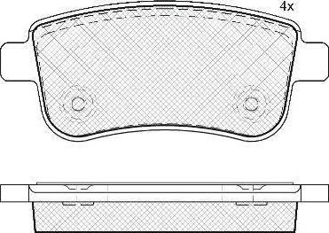 FIT FP3353 - Тормозные колодки, дисковые, комплект abcparts.ee