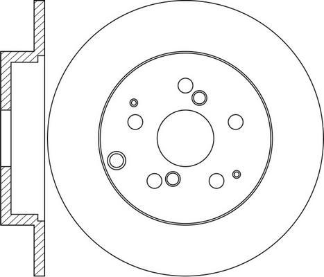 FIT FR0524 - Тормозной диск abcparts.ee