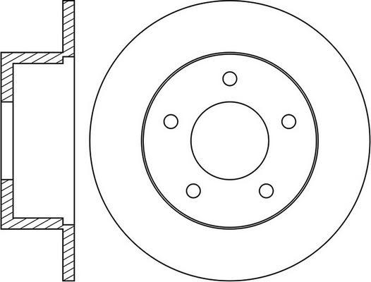 FIT FR0159 - Тормозной диск abcparts.ee