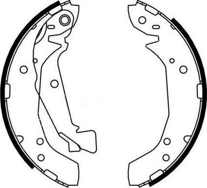 FIT FT3078 - Комплект тормозных колодок, барабанные abcparts.ee