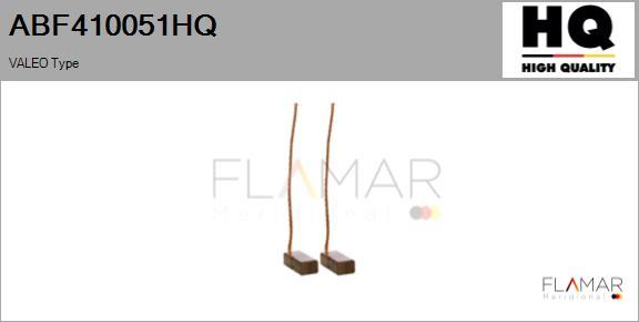 FLAMAR ABF410051HQ - Угольная щетка, генератор abcparts.ee