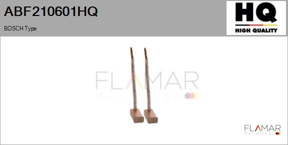 FLAMAR ABF210601HQ - Угольная щетка, генератор abcparts.ee