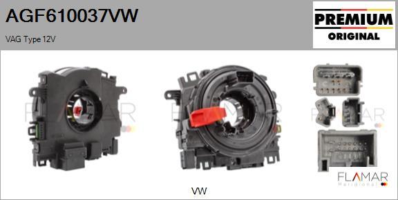 FLAMAR AGF610037VW
 - Витая пружина, подушка безопасности abcparts.ee