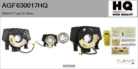 FLAMAR AGF630017HQ - Витая пружина, подушка безопасности abcparts.ee