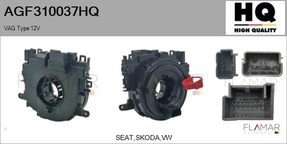 FLAMAR AGF310037HQ - Витая пружина, подушка безопасности abcparts.ee