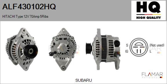 FLAMAR ALF430102HQ - Генератор abcparts.ee