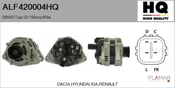 FLAMAR ALF420004HQ - Генератор abcparts.ee