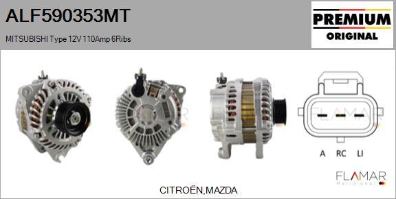FLAMAR ALF590353MT - Генератор abcparts.ee