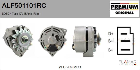FLAMAR ALF501101RC - Генератор abcparts.ee
