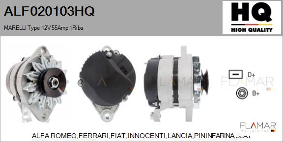 FLAMAR ALF020103HQ - Генератор abcparts.ee