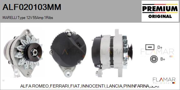 FLAMAR ALF020103MM - Генератор abcparts.ee