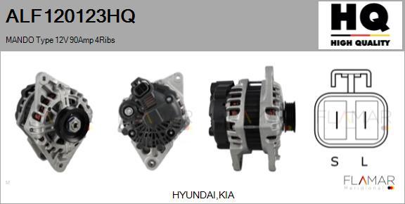FLAMAR ALF120123HQ - Генератор abcparts.ee