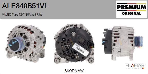 FLAMAR ALF840B51VL - Генератор abcparts.ee