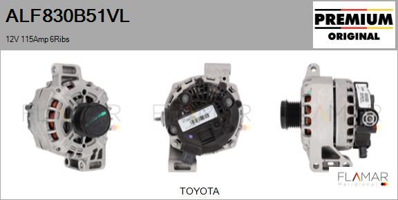 FLAMAR ALF830B51VL - Генератор abcparts.ee
