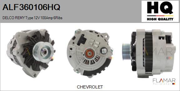 FLAMAR ALF360106HQ - Генератор abcparts.ee