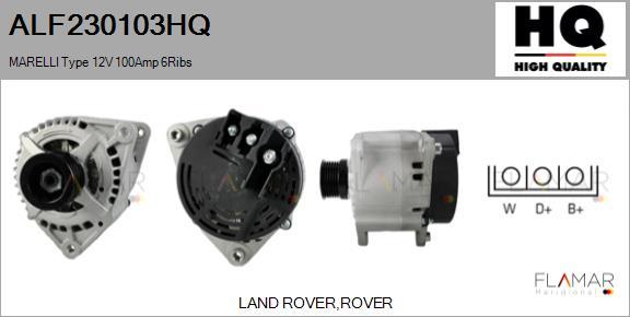 FLAMAR ALF230103HQ - Генератор abcparts.ee